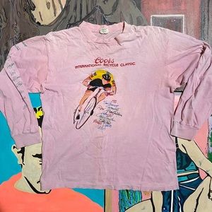 Vintage 80s 1986 Coors International Bicycle Classic Shirt